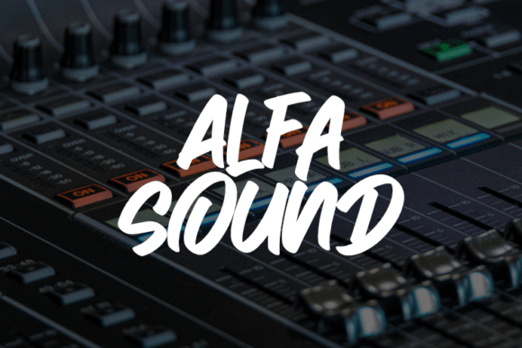 Alfa Sound Typeface: A Modern Display Font Review