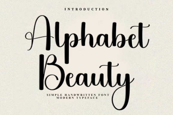 Alphabet Beauty: A Handwritten Typeface for Modern Editorial Design