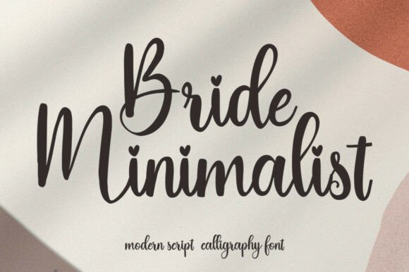 Bride Minimalist Font: A Modern Script for Handmade Elegance