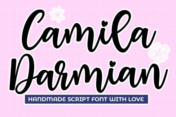 Camila Darmian: A Modern Script Typeface for Elegant Web Design