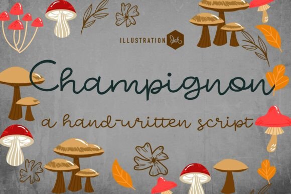 Champignon Typeface: A Designer’s Take on Casual Script Branding