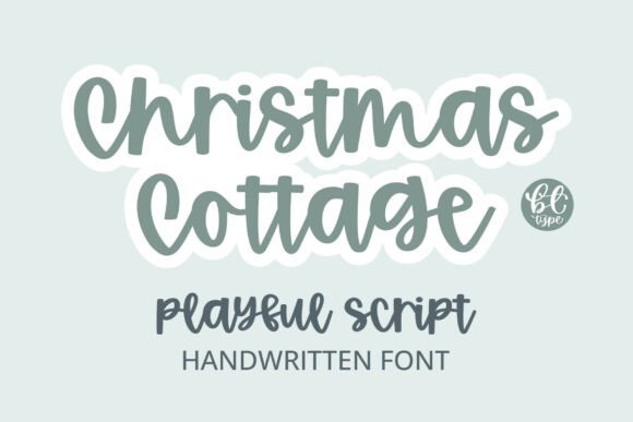 Christmas Cottage: A Playful Script Font for Quirky Brand Identity