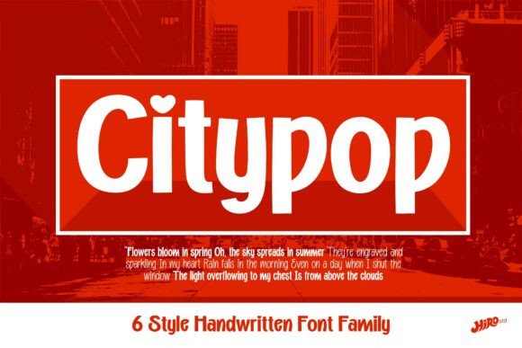 Citypop Typeface: Elevate Your Brand With Retro-Inspired Modern Typography