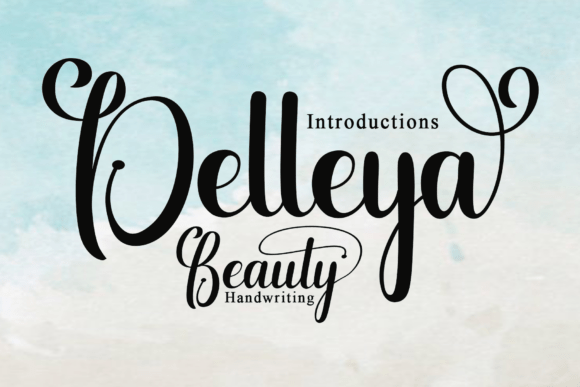 Delleya: A Sophisticated Script Font for Elegant Branding