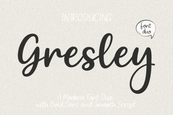 Gresley: A Modern Typeface Duo for Editorial Design