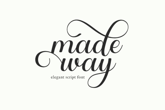 Madeway: Elevate Your Brand Identity With Modern Script Typography