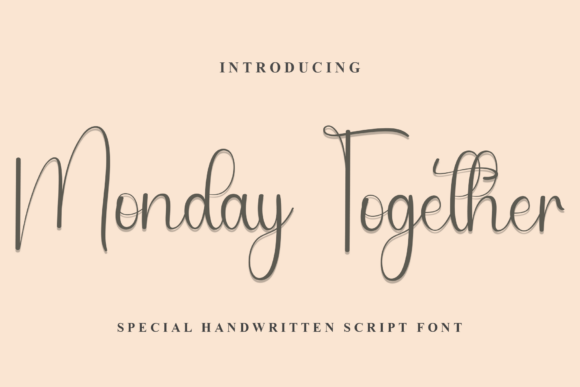 Monday Together: The Elegant Script Typeface for Campaign Clarity
