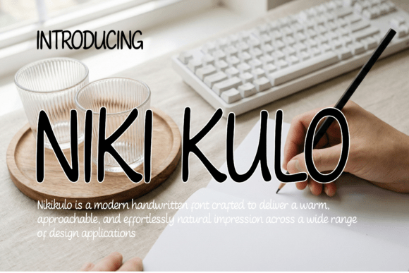 Niki Kulo: The Handwritten Typeface That Elevates Small Business Branding