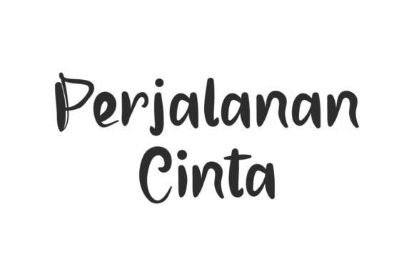 Perjalanancinta Typeface: A Handwritten Touch for Editorial Design