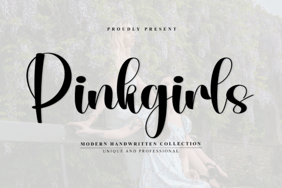 Pinkgirls: A Minimal Script Font for Clean Campaign Design