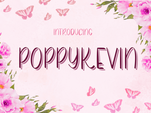 Poppykevin: A Bold Script Font for Standout Brand Identity