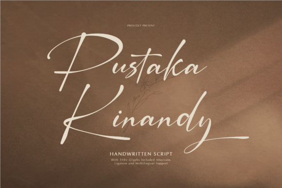Pustaka Kinandy: A Handwritten Script for Editorial Elegance