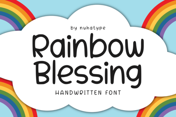 Rainbow Blessing: A Minimalist Handwritten Typeface Review