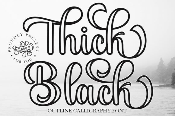 Thick Black Outline Otf: The Bold Typeface for Campaign Clarity