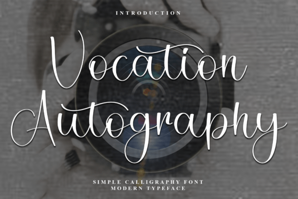 Vocation Autography: Elevating Web Design with Unique Script Typography