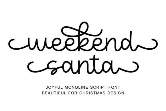 Weekend Santa Font Review: A Web Designer’s Take on Festive Script Typography